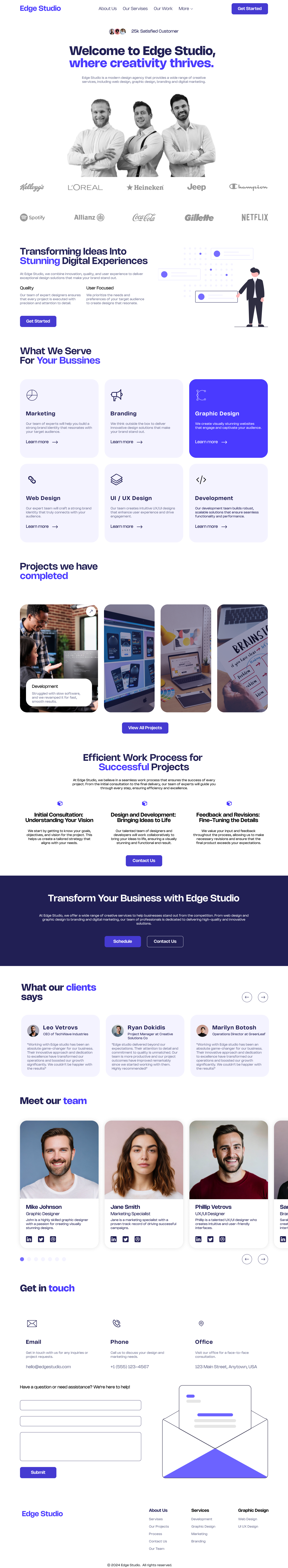 Build Vision Website Full Preview
